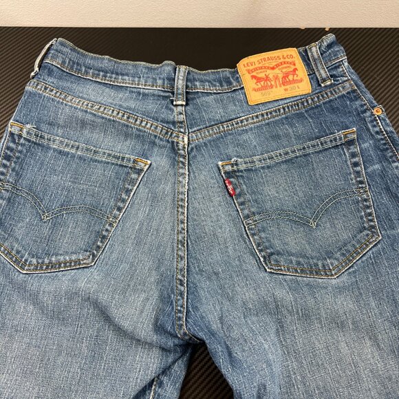 Levis 569 Mens Denim Jean Shorts Size 30 Loose Fit - Picture 3 of 11